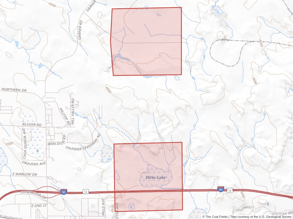 'East Gillette Fed Mine Coal Lease' | 520 acres in Campbell, Wyo. | Established in 1964 | Wyodak Resources Development | 'WYW    141918'