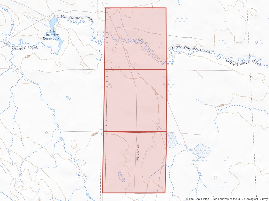 'Powder River Basin Coal Exploration License' | 1,977 acres in Campbell, Wyo. | Established in 2005 | Ark Land Co. | 'WYW    164826'