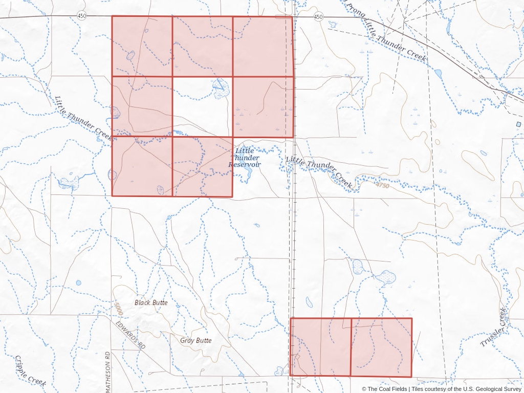 'Powder River Basin Coal Exploration License' | 4,466 acres in Campbell, Wyo. | Established in 2006 | Ark Land Co. | 'WYW    172927'