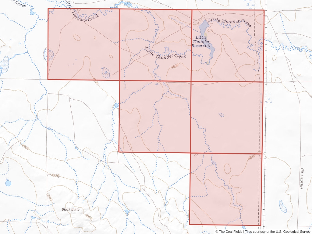'Powder River Basin Coal Exploration License' | 3,671 acres in Campbell, Wyo. | Established in 2006 | Ark Land Co. | 'WYW    173720'