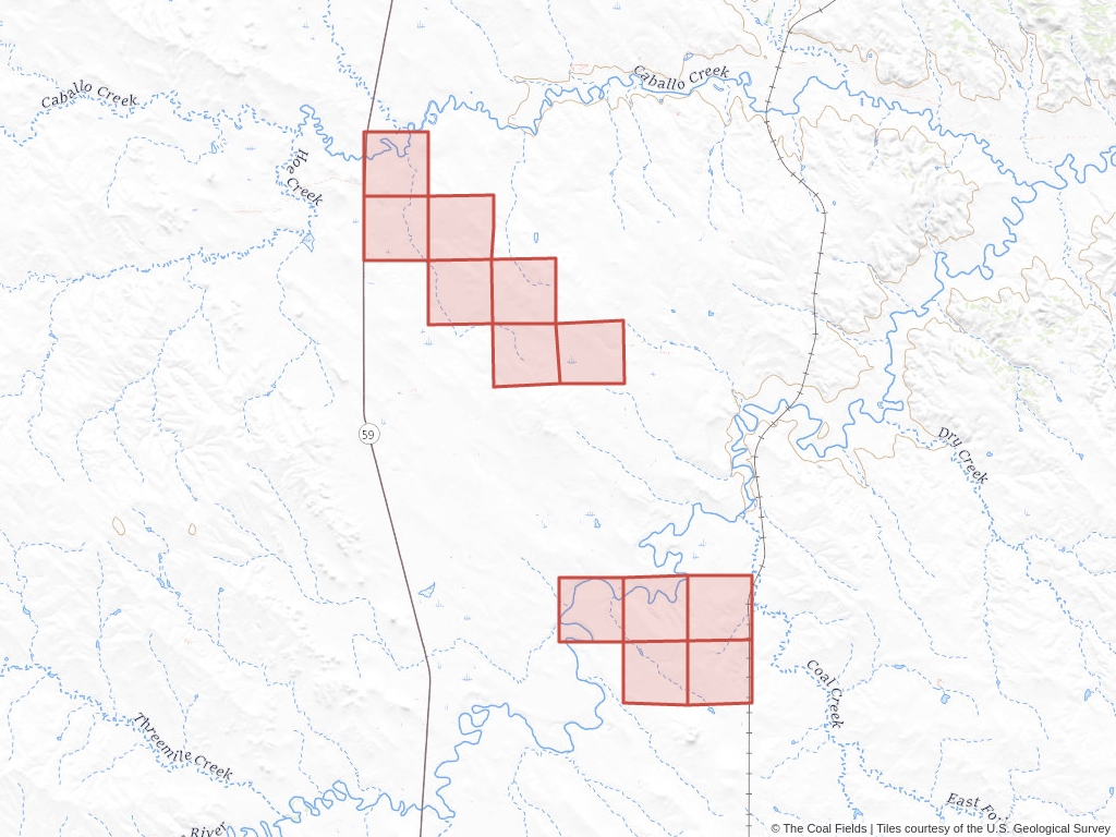 'Powder River Basin Coal Exploration License' | 3,748 acres in Campbell, Wyo. | Established in 2012 | Cordero Mining LLC | 'WYW    180763'