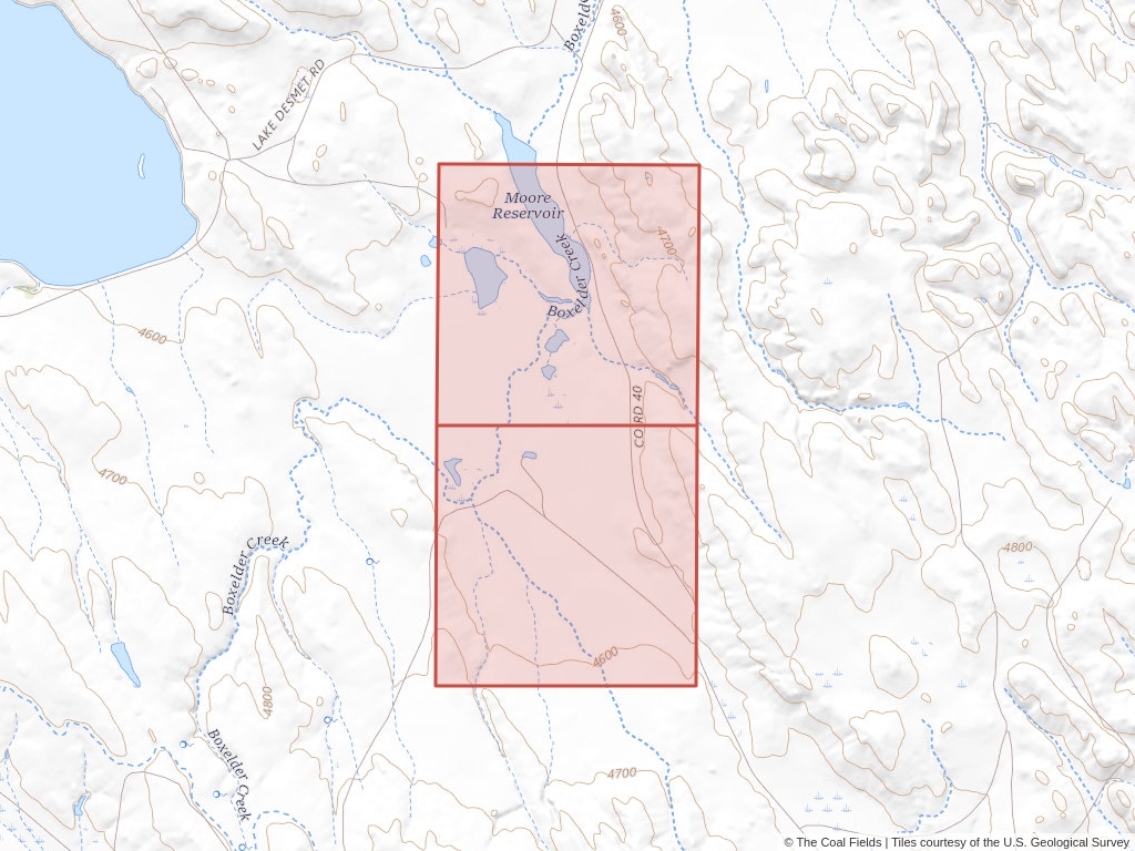'Powder River Basin Coal Lease' | 160 acres in Johnson, Wyo. | Established in 1957 | Texaco Incorporated | 'WYW   0046349'
