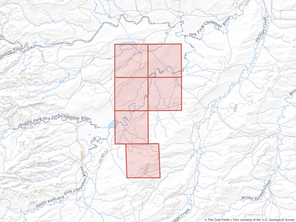 'Powder River Basin Coal Lease' | 321 acres in Converse, Wyo. | Established in 1961 | Pacificorp Interwest Mining Co. | 'WYW   0136194'