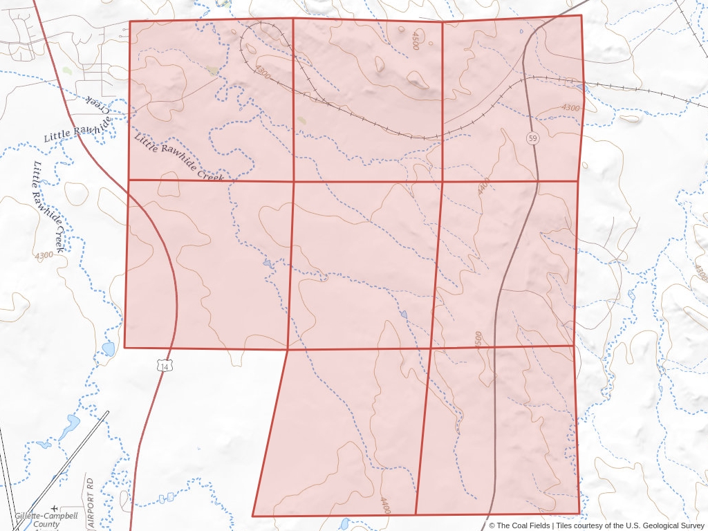 'Eagle Butte Mine Coal Lease' | 3,276 acres in Campbell, Wyo. | Established in 1964 | Blackjewel LLC | 'WYW   0313773'