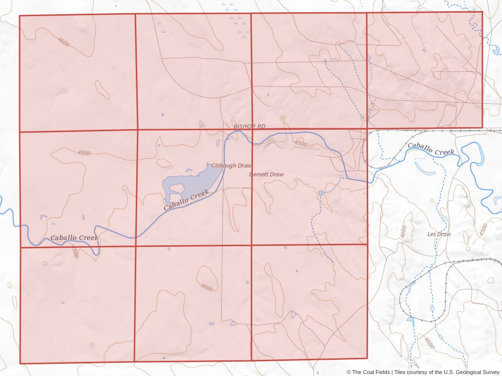 'Powder River Basin Coal Lease' | 2,296 acres in Campbell, Wyo. | Established in 1965 | Blackjewel LLC | 'WYW   0317682'