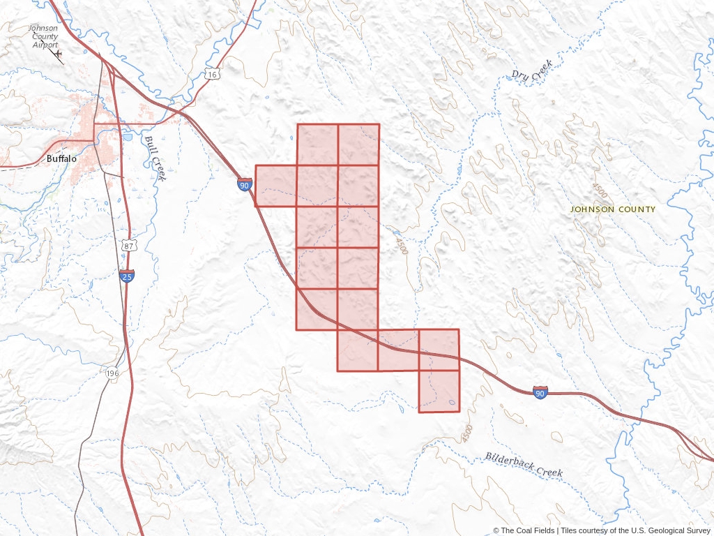 'Powder River Basin Coal Lease' | 4,551 acres in Johnson, Wyo. | Established in 1966 | Belco Petroleum Co. | 'WYW   0322794'
