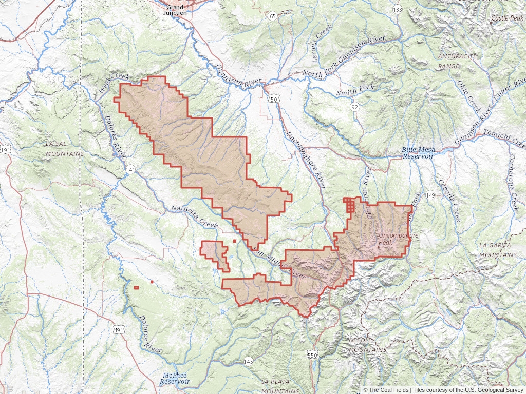 Uncompahgre National Forest Coal Mining Leases
