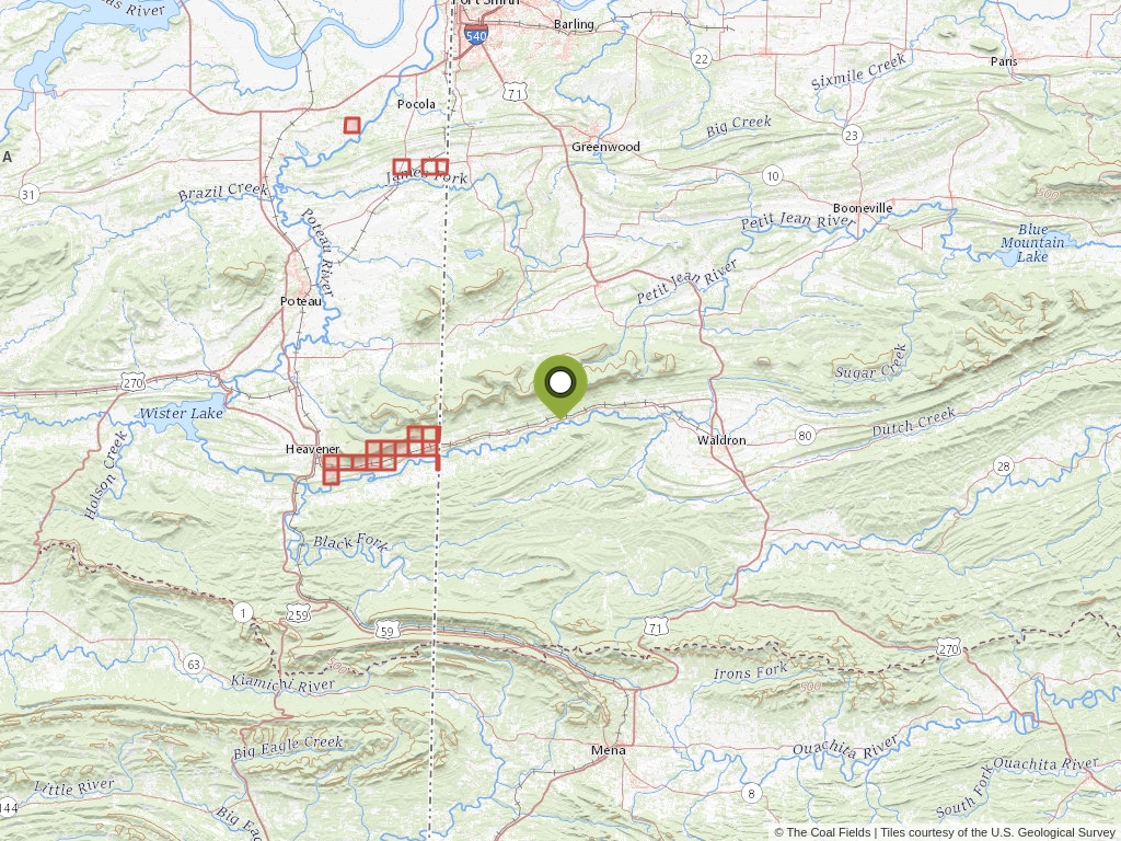 Cauthron, Arkansas Coal Mining Leases