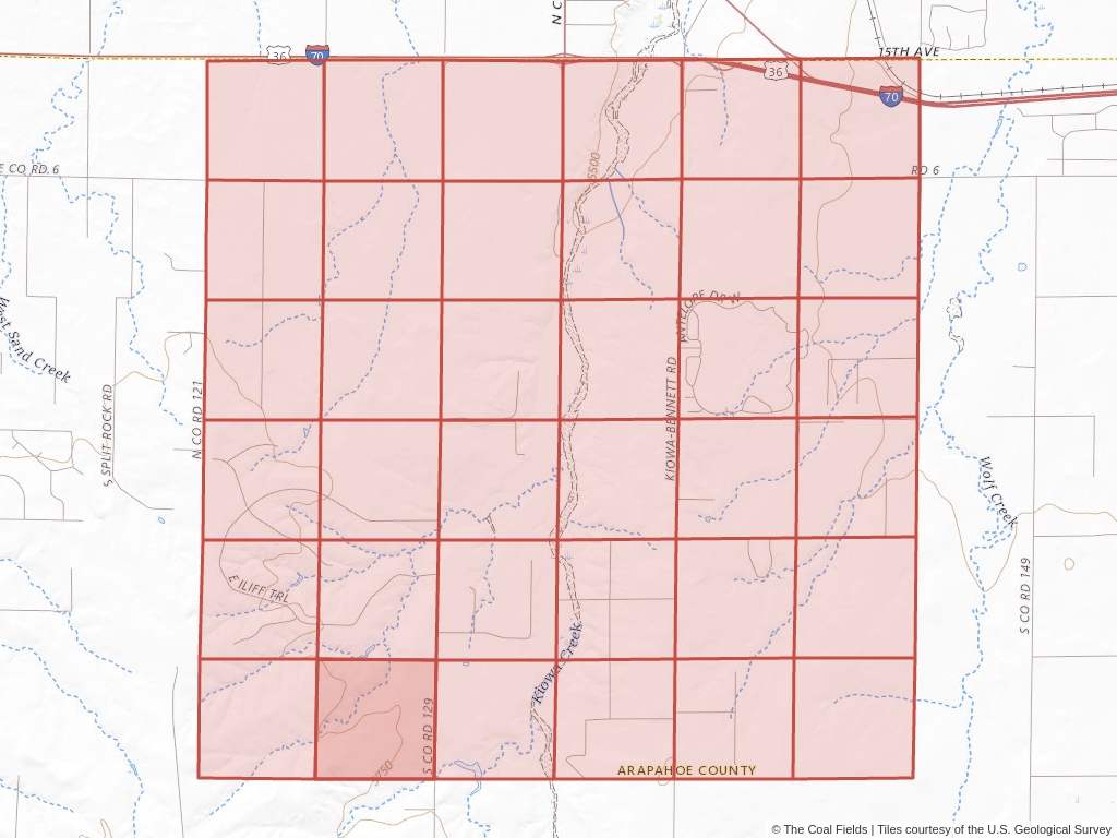 Sec. 32, T.4S, R.63W, 6th P.M. Coal Mining Leases