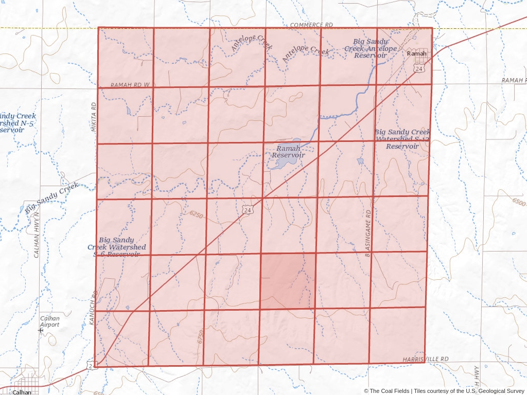 Sec. 27, T.11S, R.61W, 6th P.M. Coal Mining Leases