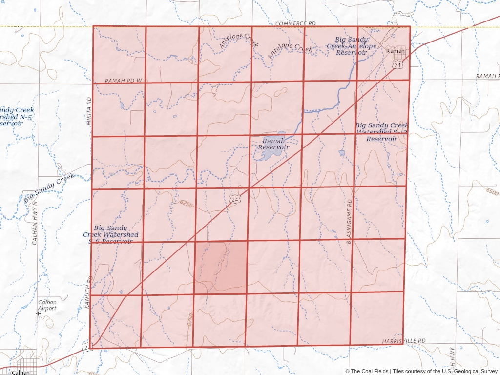 Sec. 28, T.11S, R.61W, 6th P.M. Coal Mining Leases