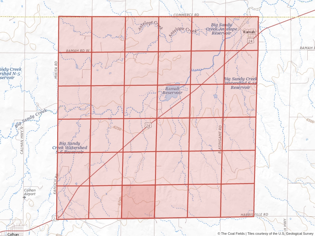 Sec. 33, T.11S, R.61W, 6th P.M. Coal Mining Leases