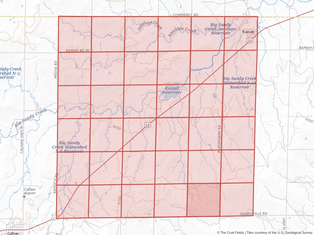 Sec. 35, T.11S, R.61W, 6th P.M. Coal Mining Leases