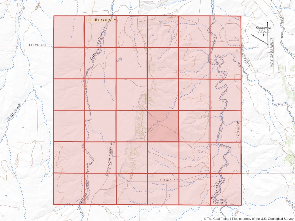 Sec. 22, T.7S, R.62W, 6th P.M. Coal Mining Leases