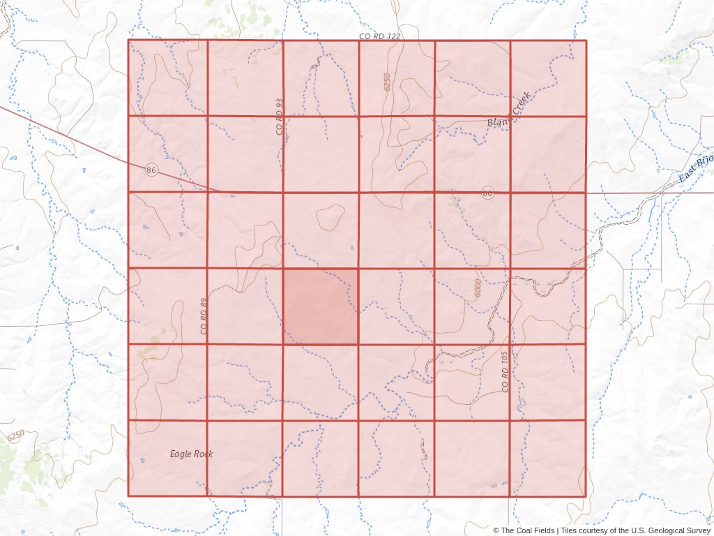 Sec. 21, T.9S, R.61W, 6th P.M. Coal Mining Leases