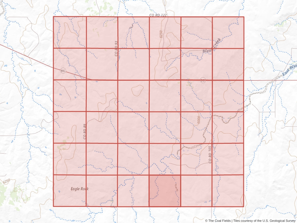 Sec. 34, T.9S, R.61W, 6th P.M. Coal Mining Leases