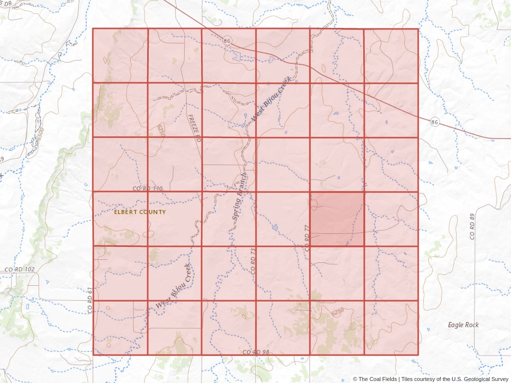 Sec. 23, T.9S, R.62W, 6th P.M. Coal Mining Leases