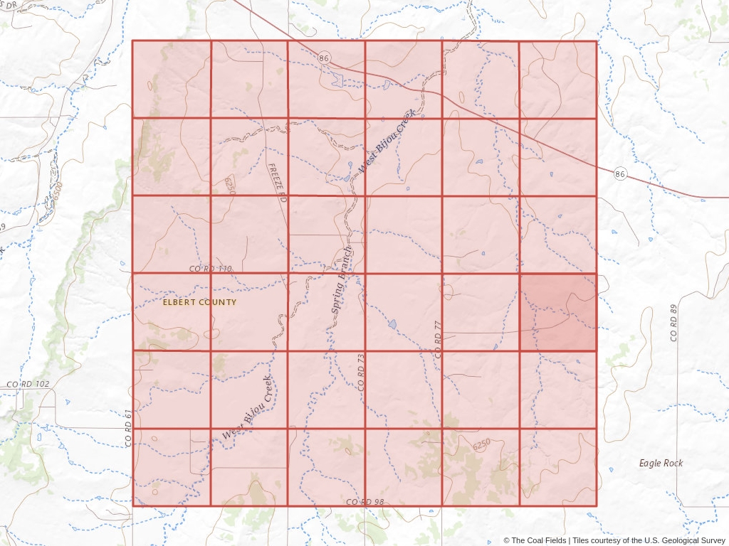 Sec. 24, T.9S, R.62W, 6th P.M. Coal Mining Leases