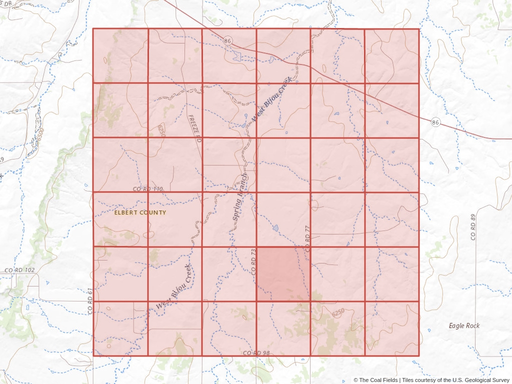 Sec. 27, T.9S, R.62W, 6th P.M. Coal Mining Leases