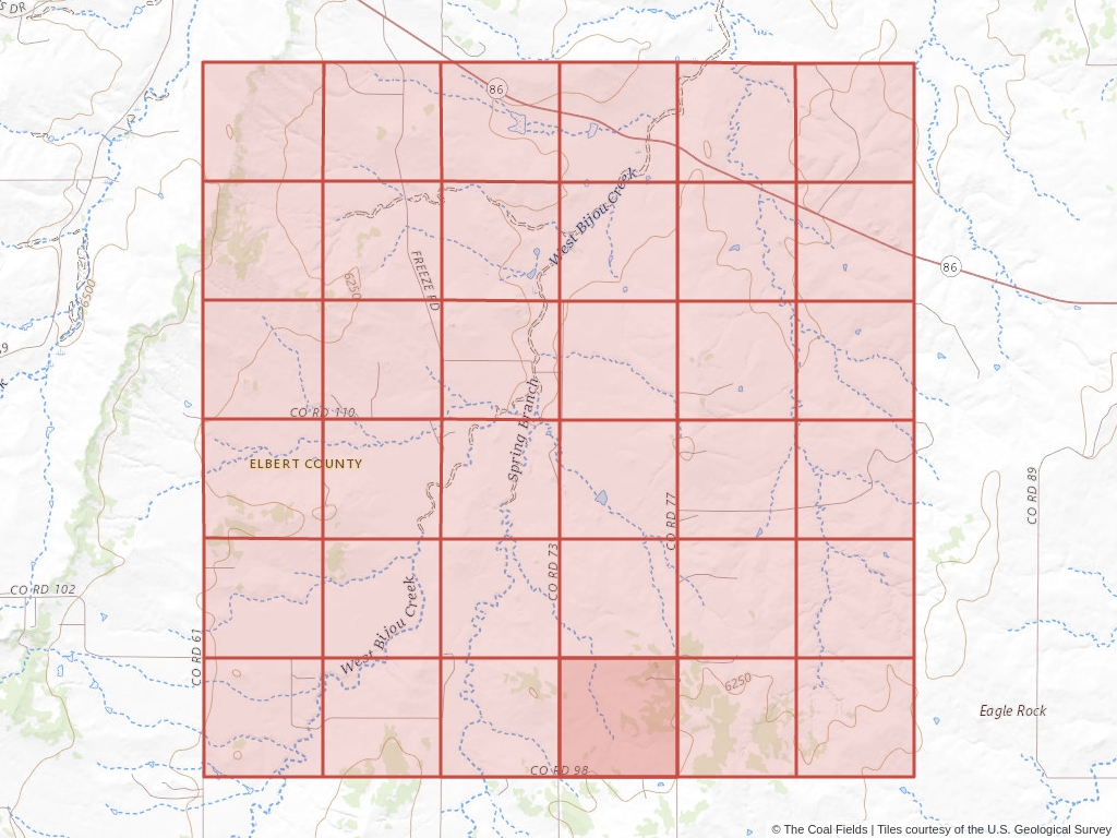 Sec. 34, T.9S, R.62W, 6th P.M. Coal Mining Leases