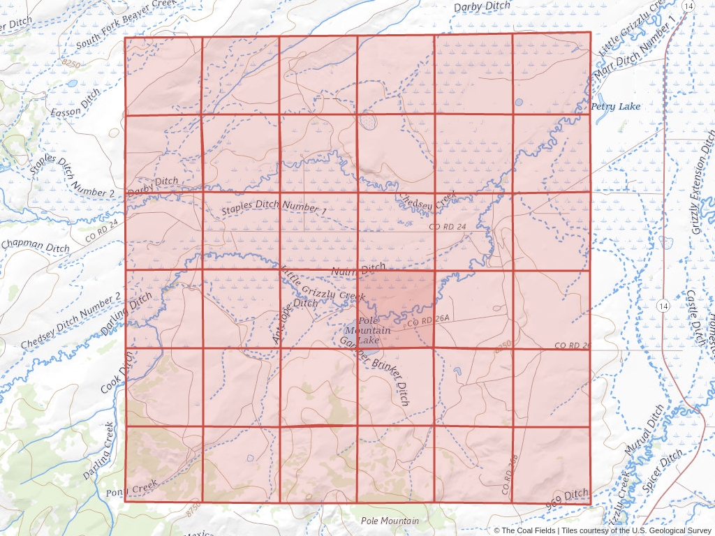 Sec. 22, T.7N, R.81W, 6th P.M. Coal Mining Leases