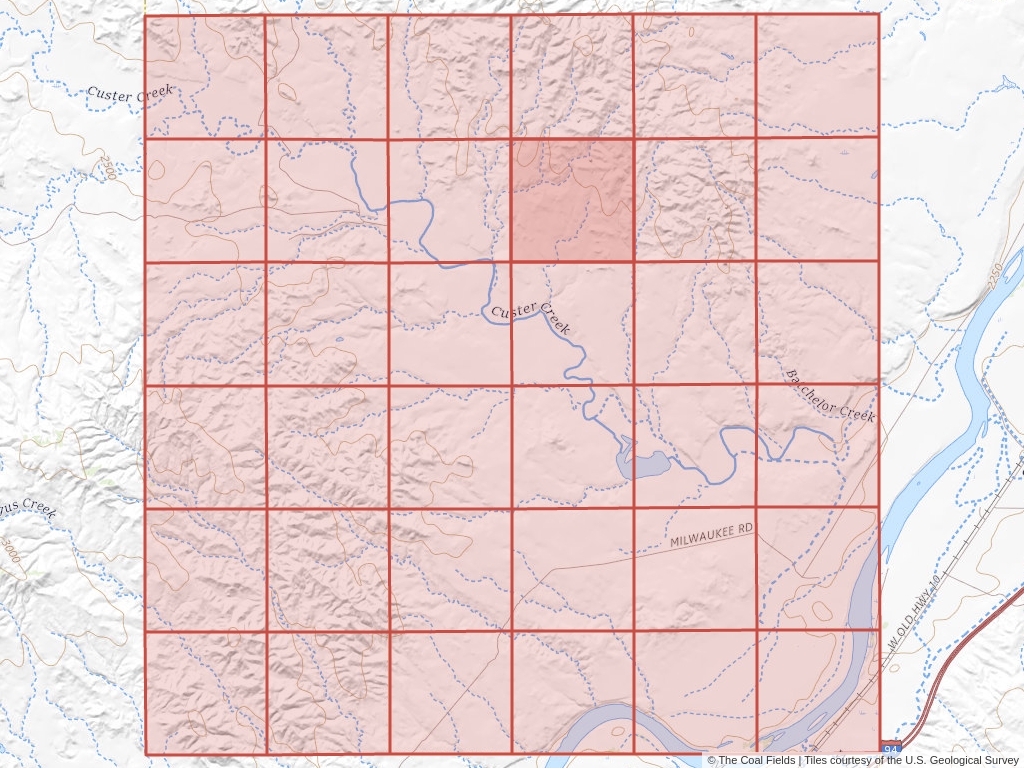 Sec. 10, T.11N, R.49E, Montana P.M. Coal Mining Leases