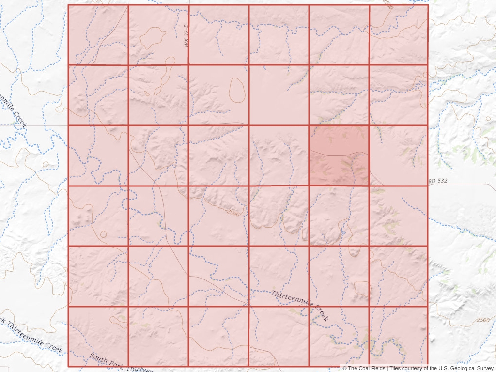 Sec. 14, T.19N, R.55E, Montana P.M. Coal Mining Leases