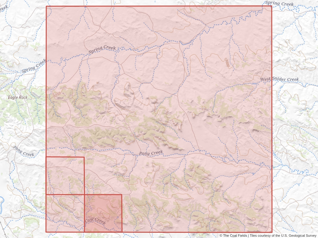 T.2N, R.42E, Montana P.M. Coal Mining Leases