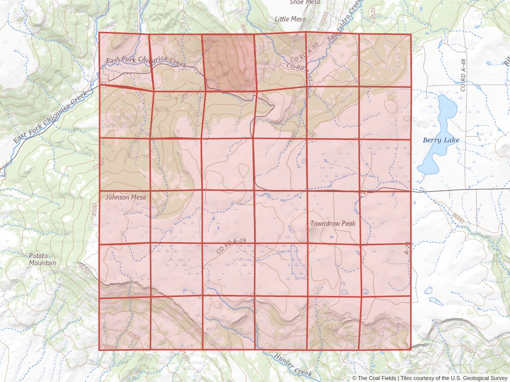 Sec. 4, T.31N, R.25E, New Mexico P.M. Coal Mining Leases