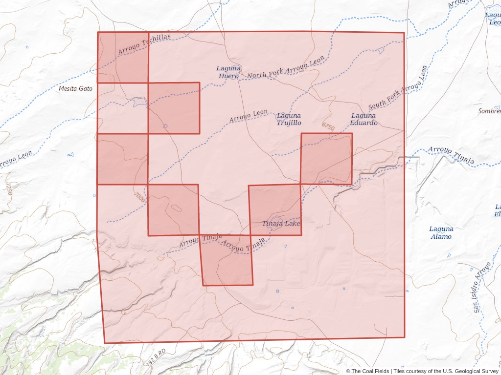 T.15N, R.8W, New Mexico P.M. Coal Mining Leases