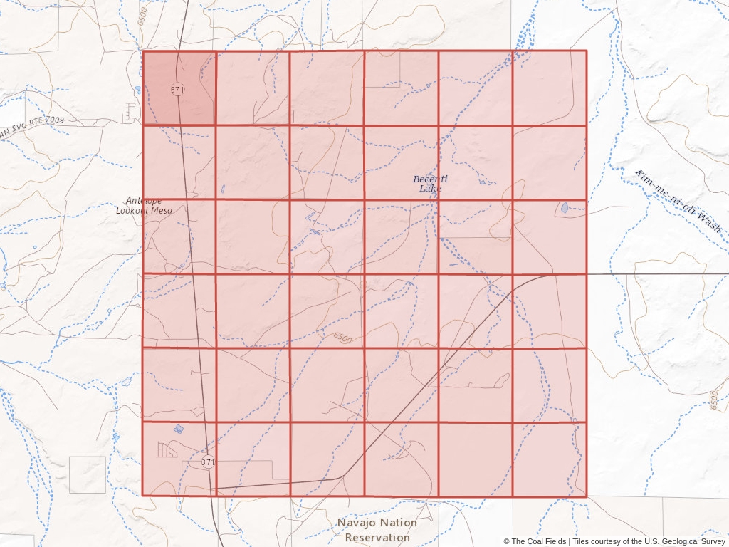 Sec. 6, T.18N, R.12W, New Mexico P.M. Coal Mining Leases