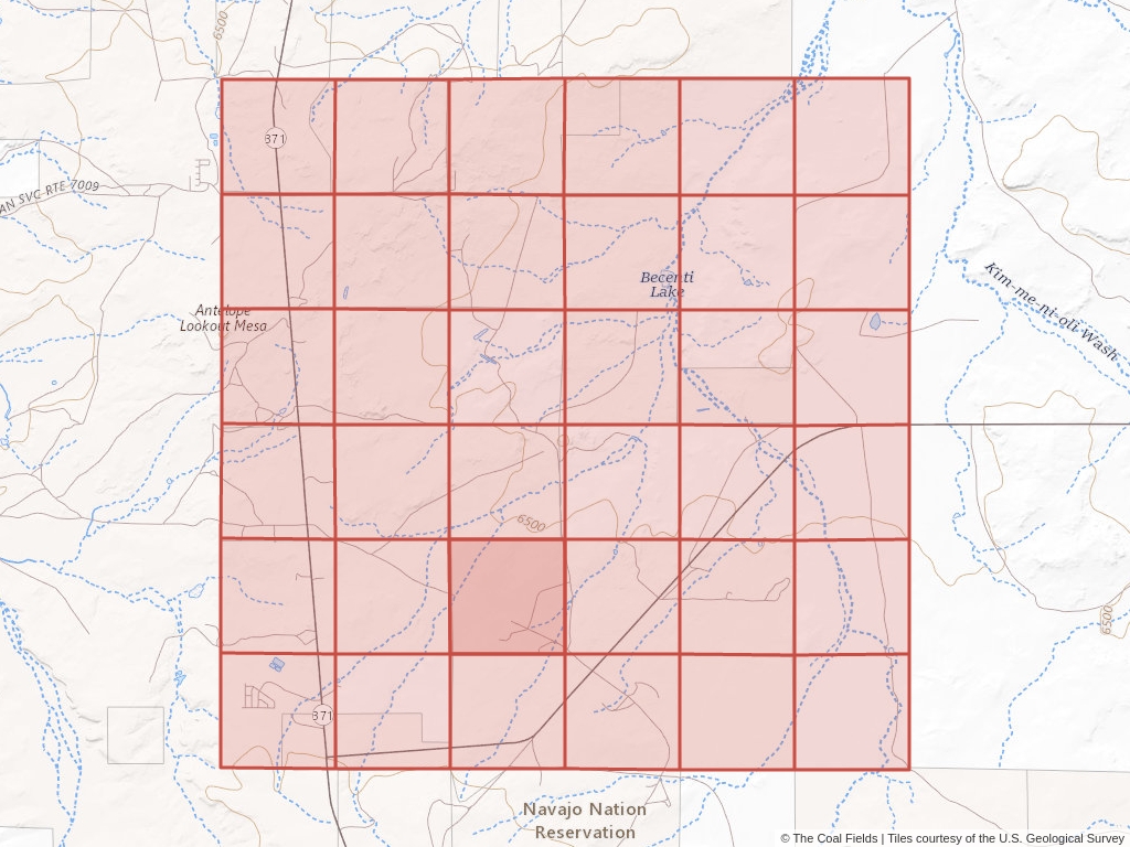 Sec. 28, T.18N, R.12W, New Mexico P.M. Coal Mining Leases