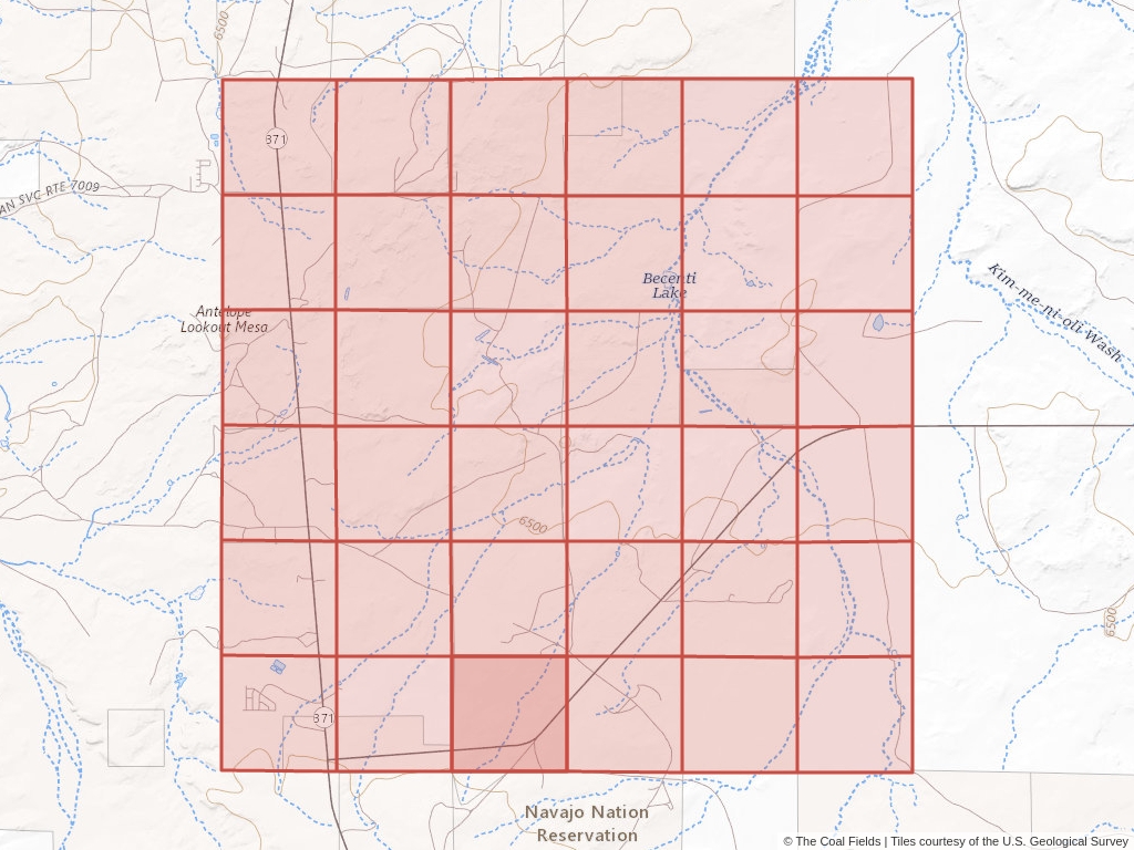 Sec. 33, T.18N, R.12W, New Mexico P.M. Coal Mining Leases