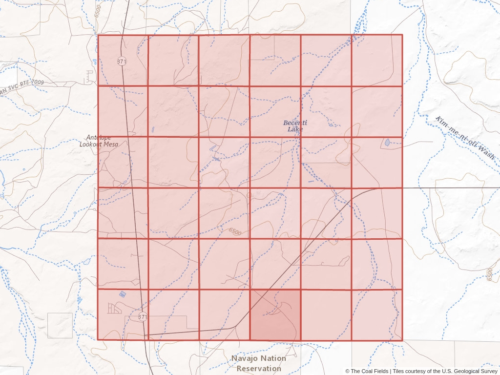 Sec. 34, T.18N, R.12W, New Mexico P.M. Coal Mining Leases