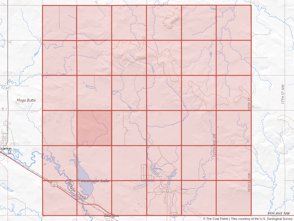 Sec. 20, T.131N, R.99W, 5th P.M. Coal Mining Leases