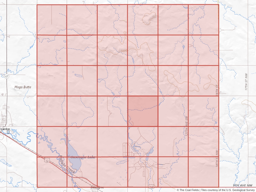 Sec. 22, T.131N, R.99W, 5th P.M. Coal Mining Leases