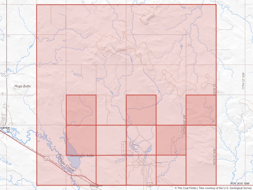 T.131N, R.99W, 5th P.M. Coal Mining Leases