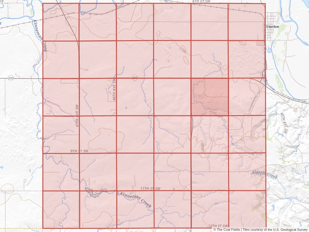 Sec. 14, T.144N, R.85W, 5th P.M. Coal Mining Leases