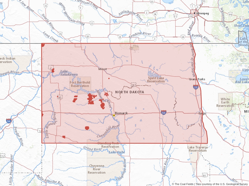 North Dakota Coal Mining Leases