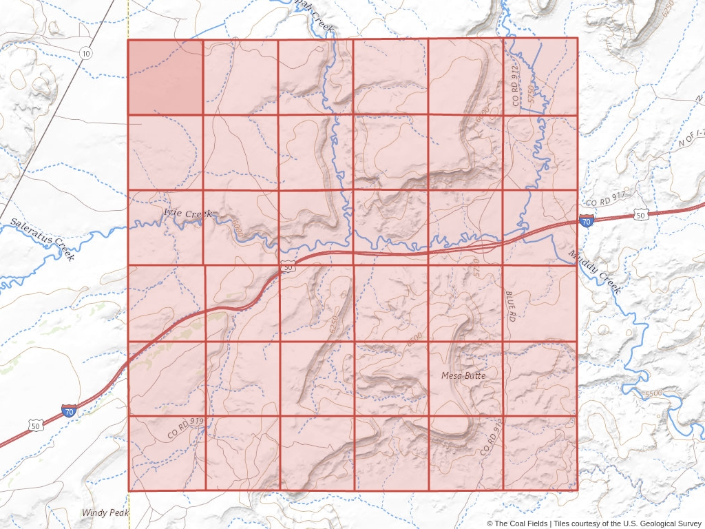 Sec. 6, T.23S, R.6E, Salt Lake P.M. Coal Mining Leases