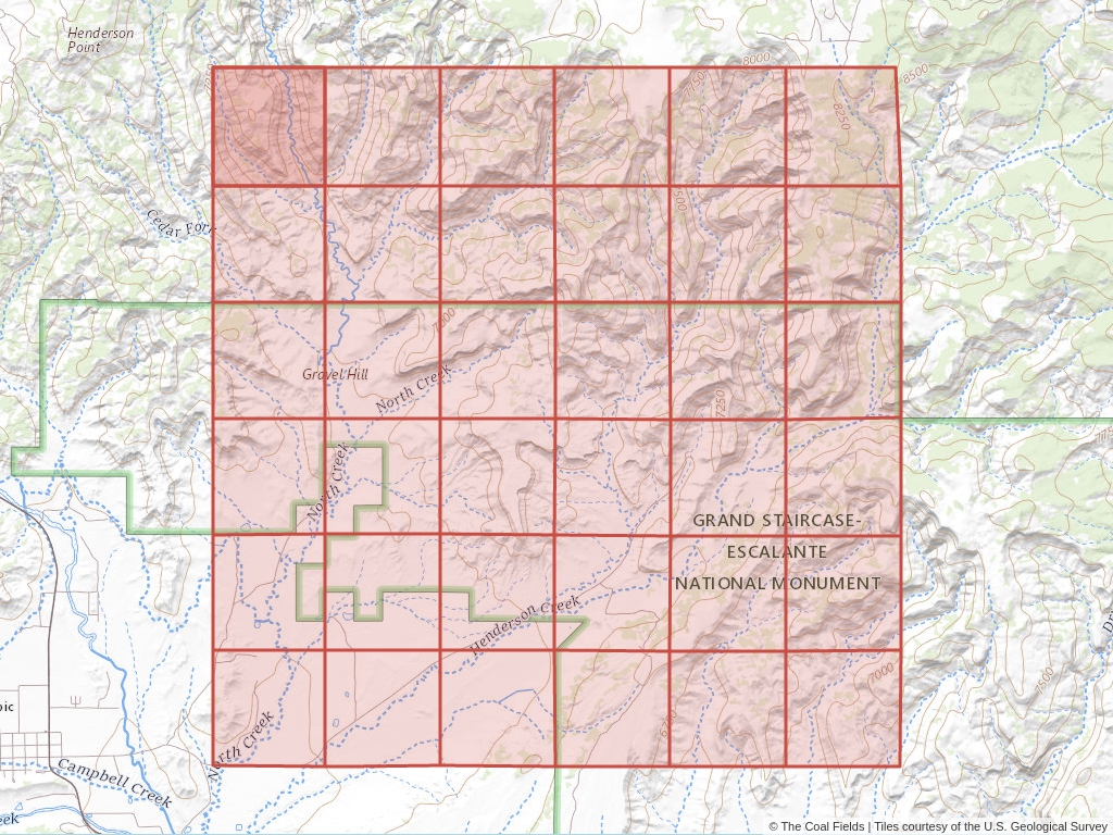 Sec. 6, T.36S, R.2W, Salt Lake P.M. Coal Mining Leases