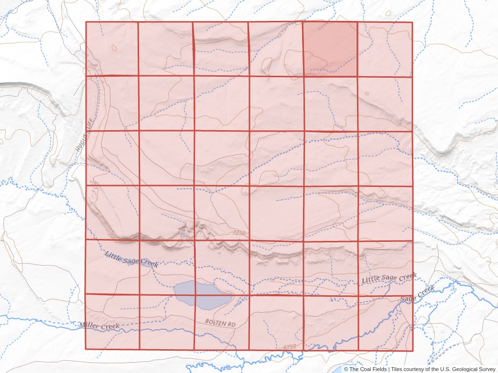 Sec. 2, T.19N, R.86W, 6th P.M. Coal Mining Leases