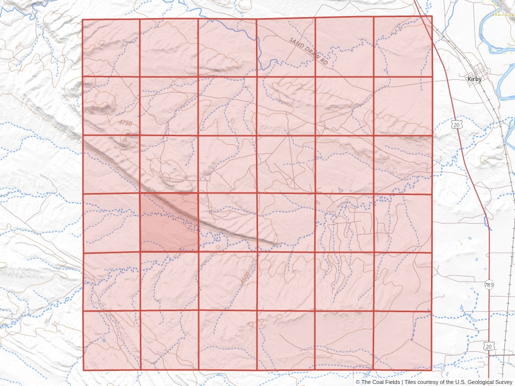 Sec. 20, T.44N, R.95W, 6th P.M. Coal Mining Leases