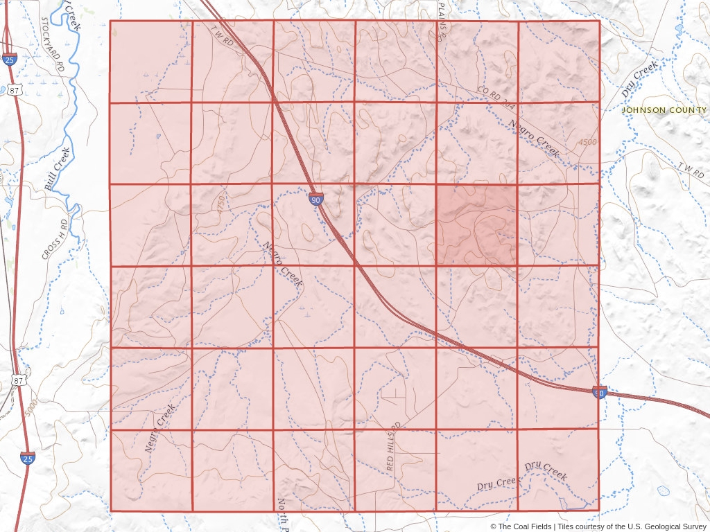 Sec. 14, T.50N, R.81W, 6th P.M. Coal Mining Leases