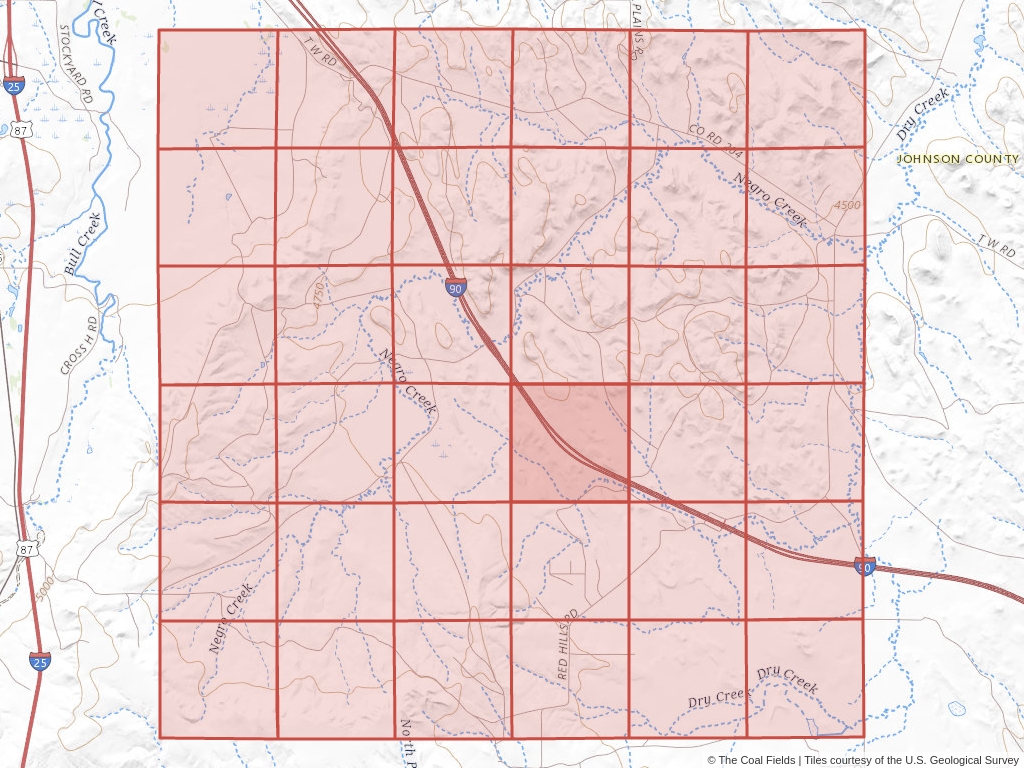 Sec. 22, T.50N, R.81W, 6th P.M. Coal Mining Leases