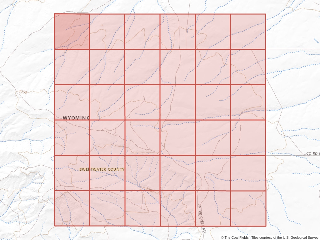 Sec. 6, T.21N, R.99W, 6th P.M. Coal Mining Leases