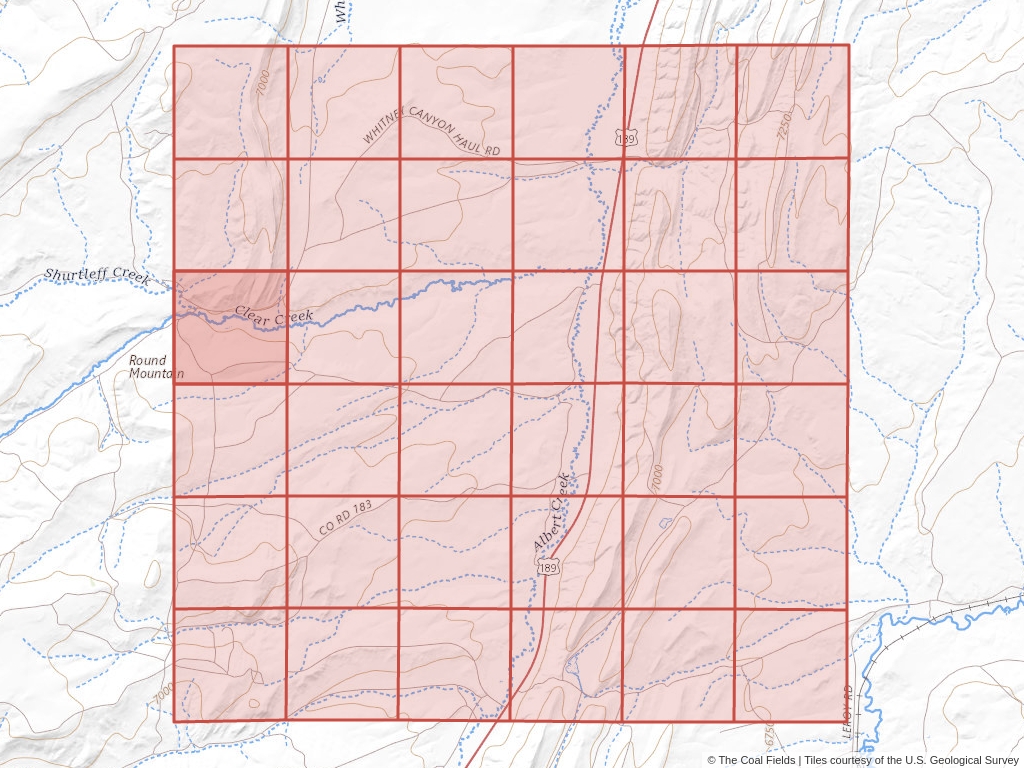 Sec. 18, T.17N, R.117W, 6th P.M. Coal Mining Leases